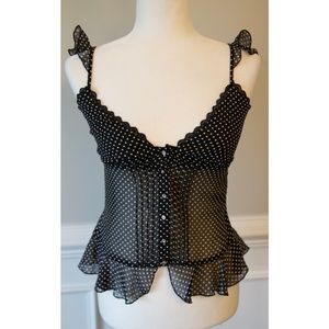 Guess Jeans Authentic Polka Dot Top